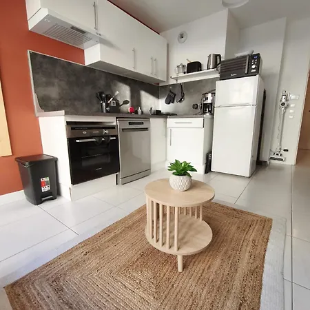 Appartement Calme Et Paisible, Climatisé Avec Terrasse Au Dernier étage, 100m Du Tramway Et 20 Min De La Promenade Des *